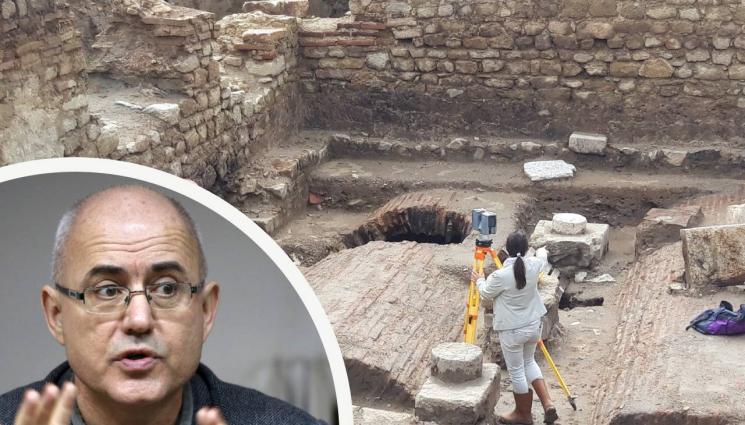 разкопки - Археолози копаят край храма на Ванга