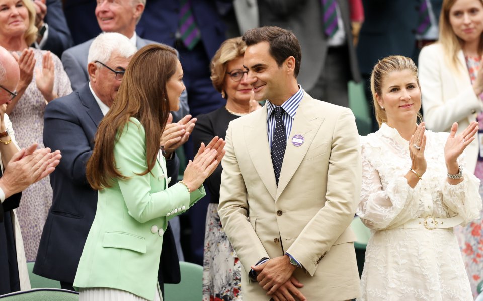 Уимбълдън имаше специален гост през вчерашния 4 юли, след като