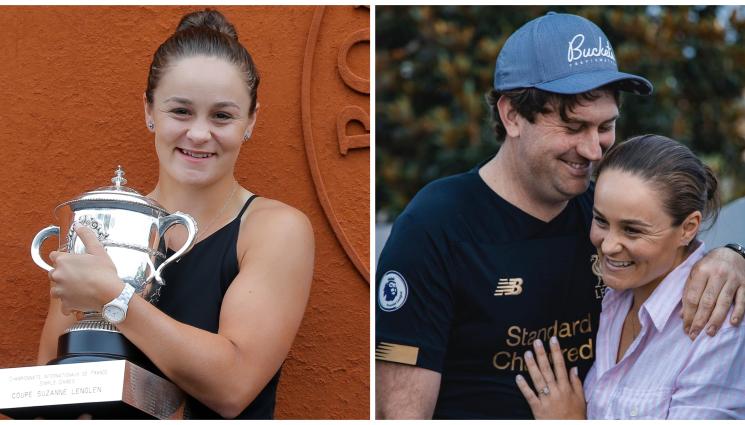 Ашли Барти - Барти роди син на голфър