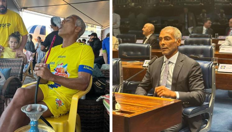 Футбол - Бившата атакува Ромарио, разболял щерката