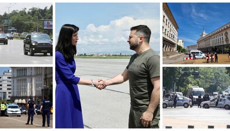 a - Володимир Зеленски вече е в София (ВИДЕО)