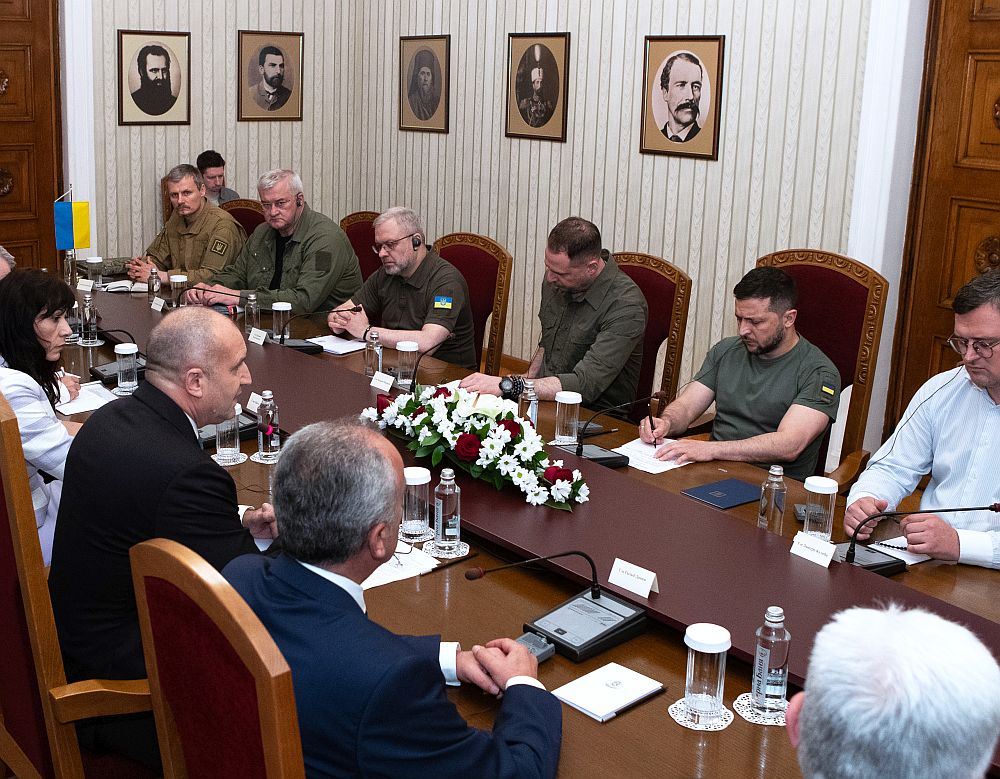 Румен Радев и Володимир Зеленски