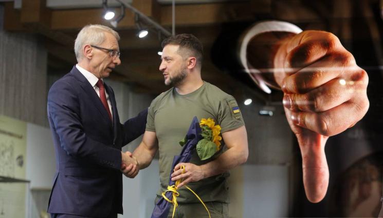 Зеленски Денков - ДЕН ПО-КЪСНО: Денков отказа да даде българското ПВО на Зеленски