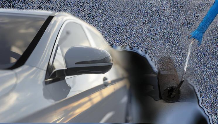 асфалт битум кола - НЕЧУВАНО ОТМЪЩЕНИЕ? Асфалтираха паркирана кола (СНИМКИ)