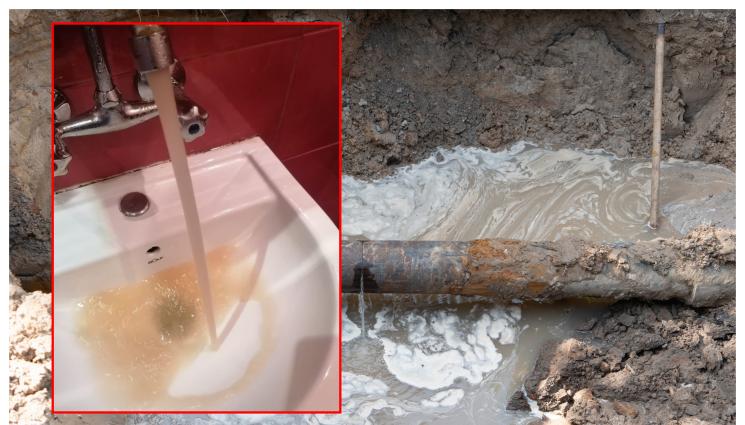 a - МЪТИЛКА: Кал от чешмите в Перник