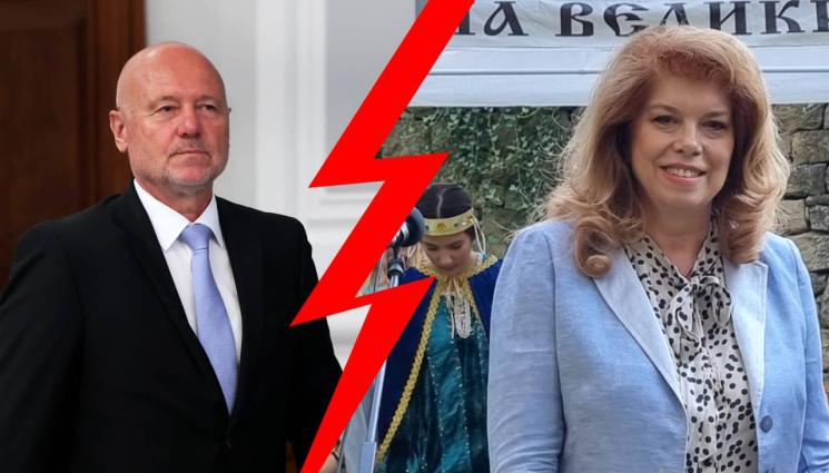 Тодор Тагарев Илияна Йотова - РАЗМЯНА НА РЕПЛИКИ: Тагарев обвини Йотова, че манипулира общественото мнение