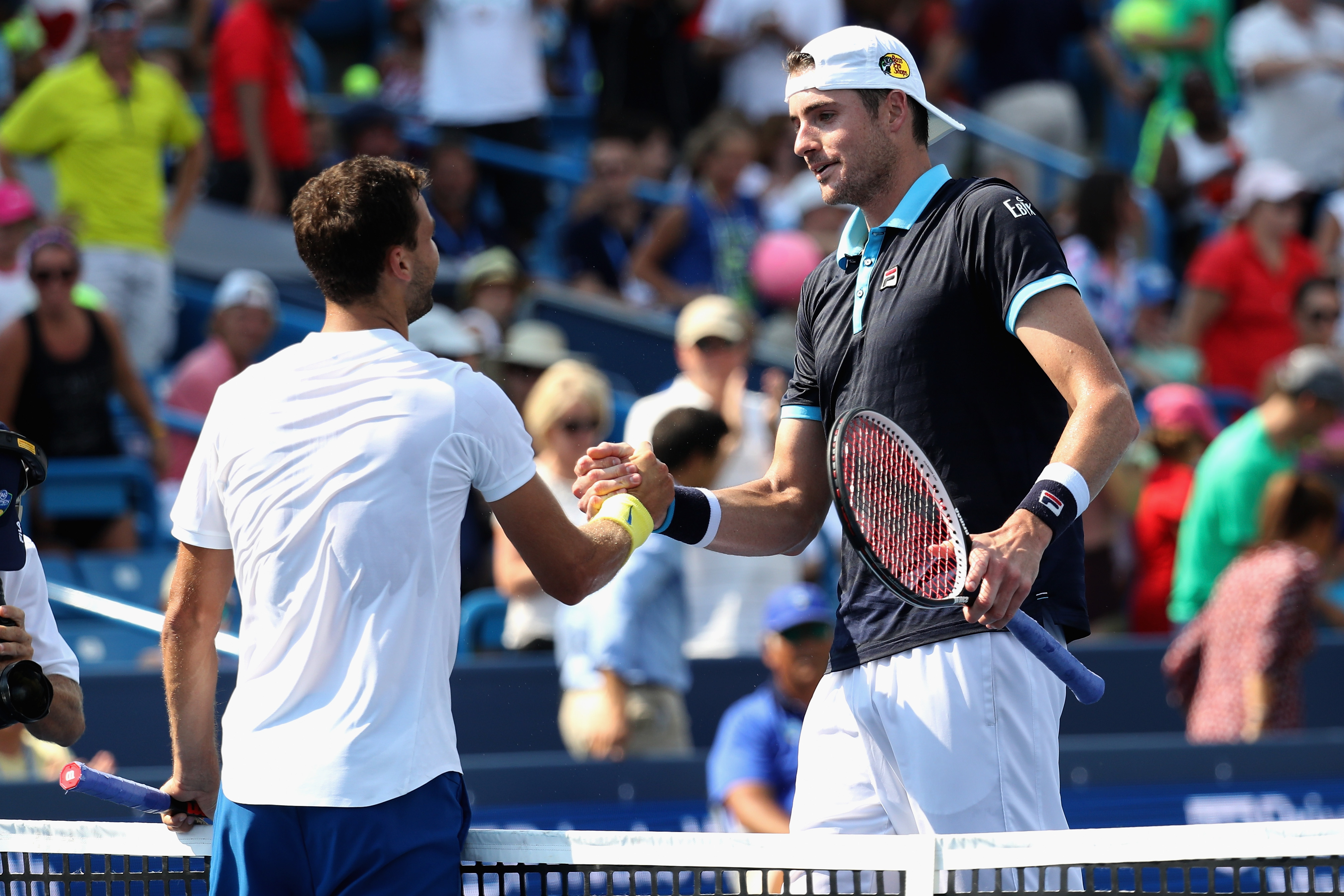 Джон Иснър Григор Димитров