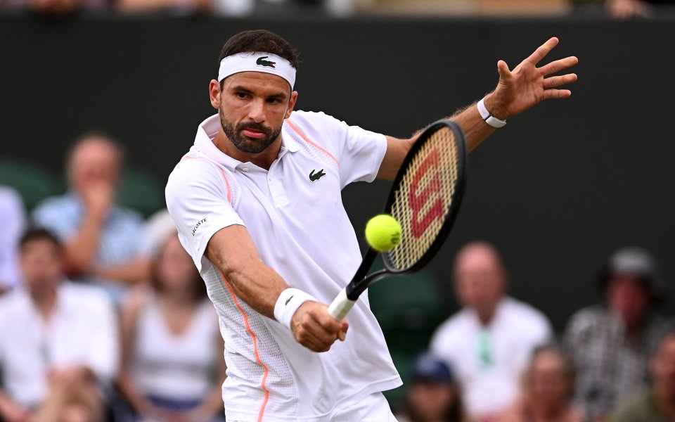 Grigor shows who is the real entertainer in his match