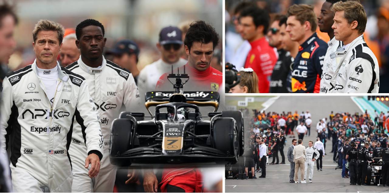 Брад Пит Формула 1