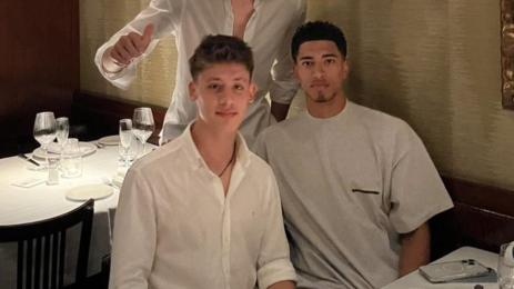 Арда Гюлер и Джуд Белингам по време на вечерята