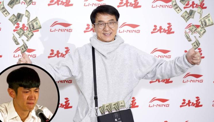 Джеки Чан - СТУДЕН ДУШ: Джеки Чан лиши сина си от милиони