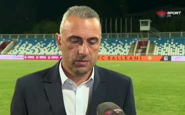 Наставникът на Лудогорец – Ивайло Петев видимо не бе доволен