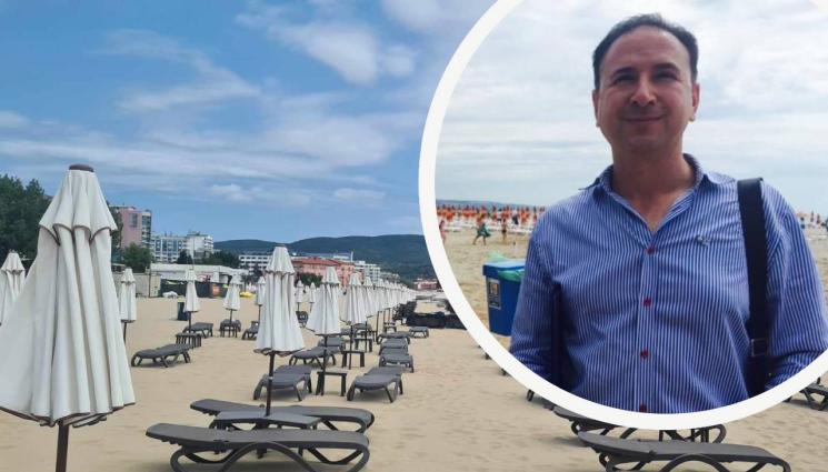 Станимир Георгиев Син флаг - Председателят на българско движение „Син флаг“ Станимир Георгиев пред