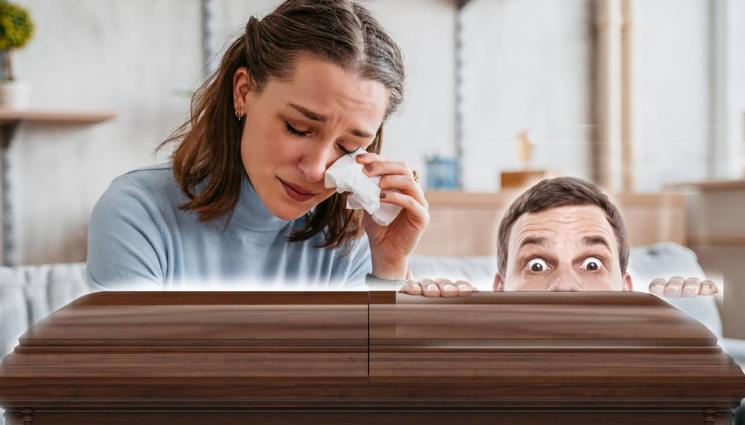 съпруг се преви на умрял пред жена си - ЖИВИТЕ МЪРТВИ: Мъж се направи на умрял, с години се крие от жена си!