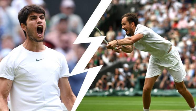 Уимбълдън - Алкарас взе скалпа на своя приятел Руне, чака Медведев на полуфиналите на 