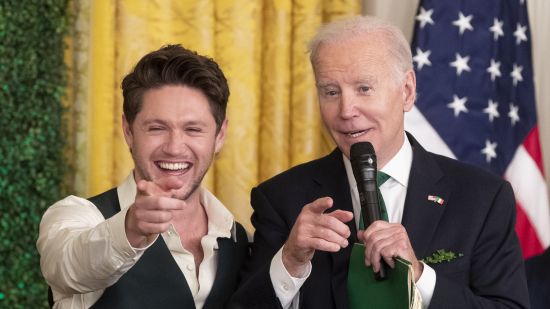 Niall Horan посети Белия дом за Денят на Свети Патрик