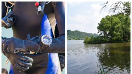 водолаз река