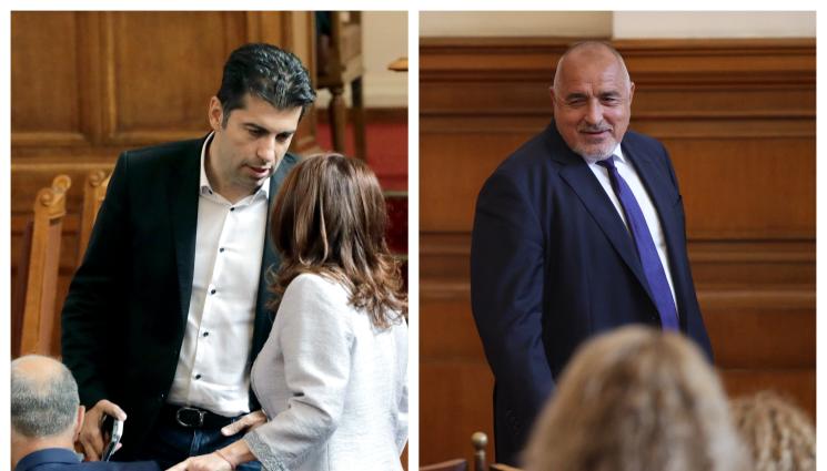 Бойко Борисов Кирил Петков - В КОНТРААТАКА: ПП-ДБ и ГЕРБ захапаха президента