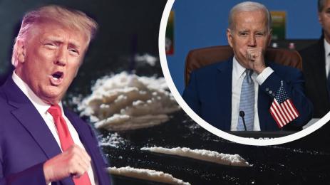 Джо Байдън Доналд Тръмп кокаин
