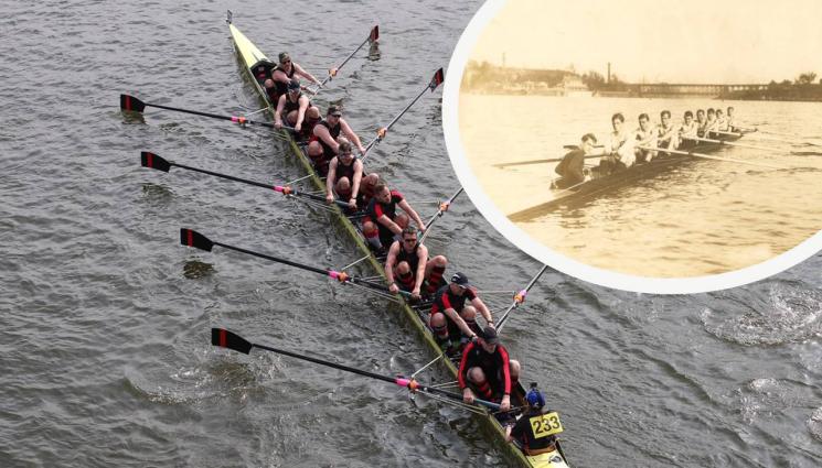 гребане каяк - РЕТРО СПОРТ: Томас Догет организира първите състезания по каяк