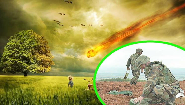 метеорит - Село си търси метеорита от нивата с арпаджик