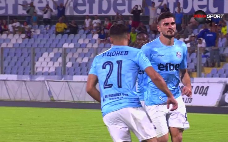 Ради Цонев изравни от дузпа