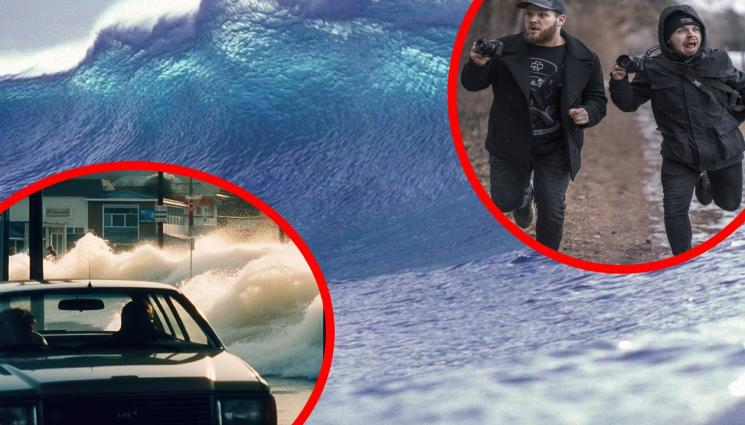 цунами - ЦУНАМИ се надига след силно земетресение! (ВИДЕО)