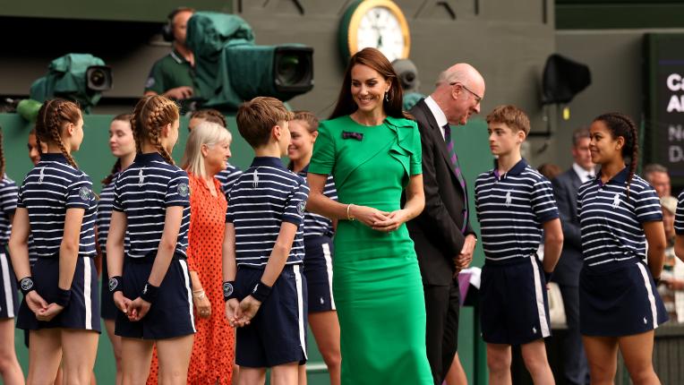  Кейт Мидълтън още веднъж в зелено на Уибмълдън 