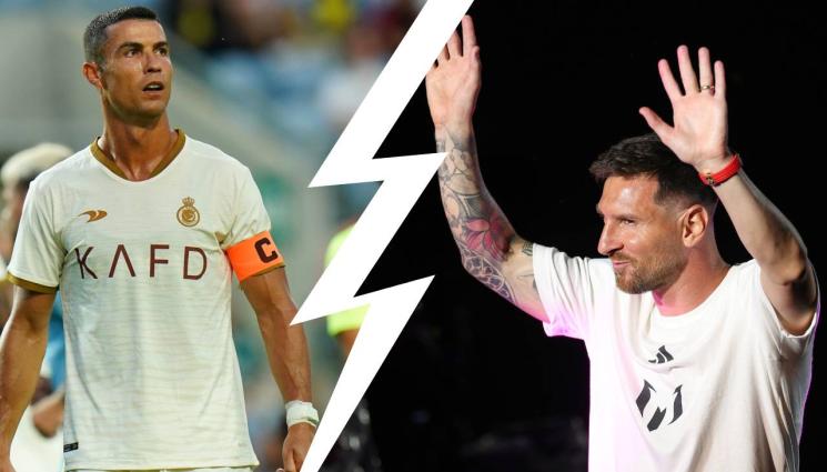 Роналдо Меси - Роналдо със залп по Меси!