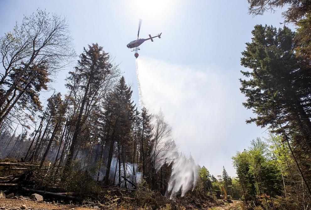 Пилот на хеликоптер загина при катастрофа в Западна Канада, борейки