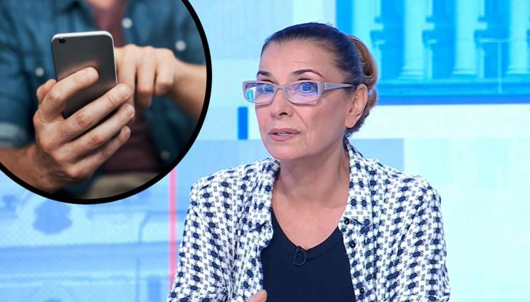 Ели Скорчева - Актрисата Ели Скорчева пред