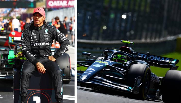 Люис Хамилтън - Хамилтън развя червени къдрици в чест на Ферари (СНИМКИ)