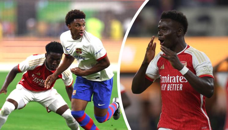 Барселона Арсенал - Арсенал надви Барселона в зрелищен мач в Лос Анджелис с 8 гола, две греди и пропусната дузпа