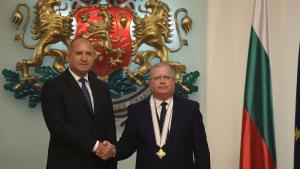Президентът Румен Радев удостои посланика на Държавата Израел в България