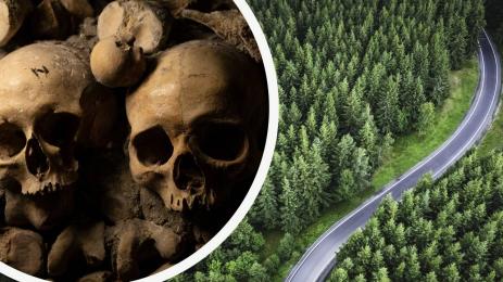 гора скелети