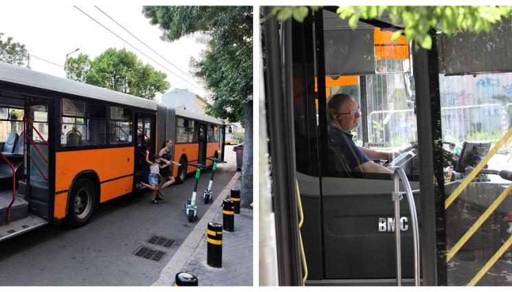 a - ШУМЪТ НА ПАРИТЕ! Тирът свали шофьора от рейса