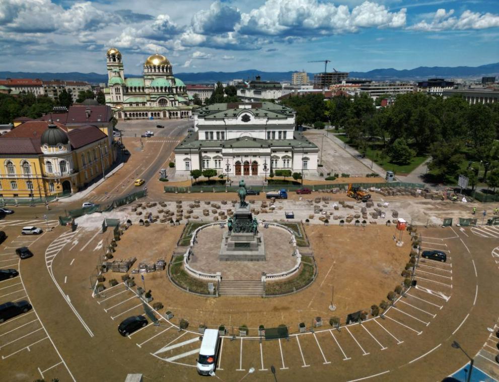  ремонт на жълтите павета 