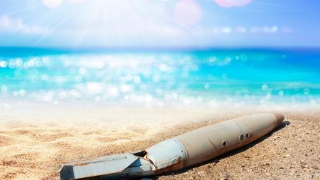 боеприпас плаж море снаряд