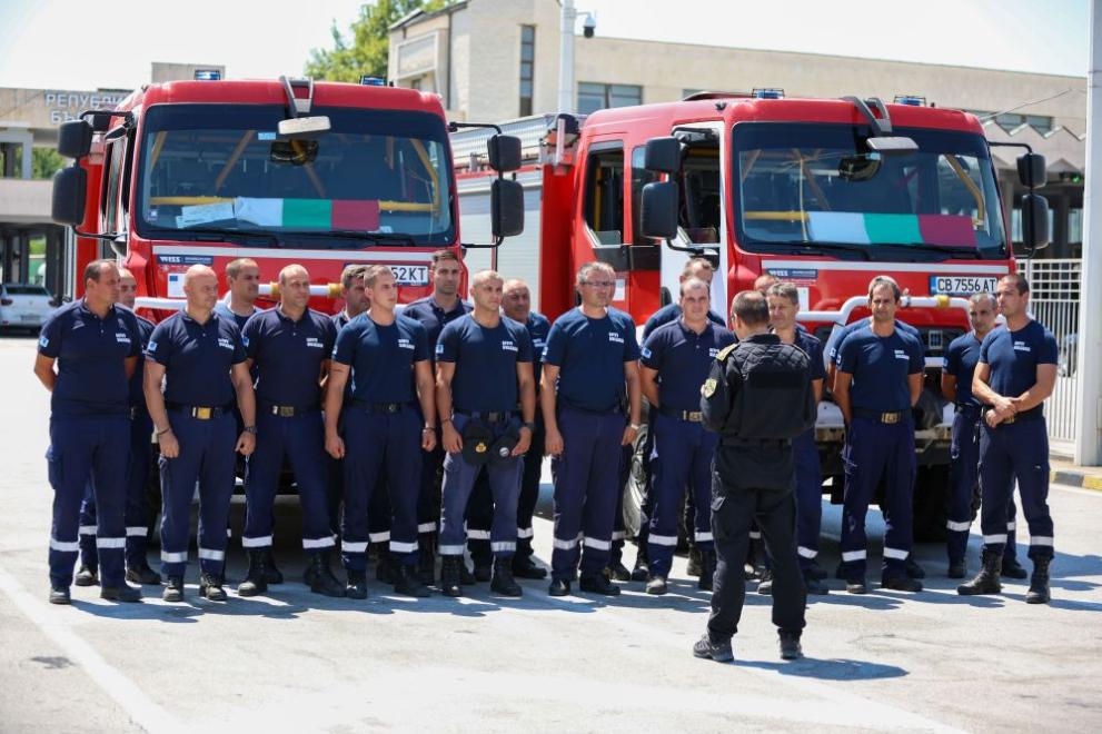 пожарникари Кулата Гърция пожари