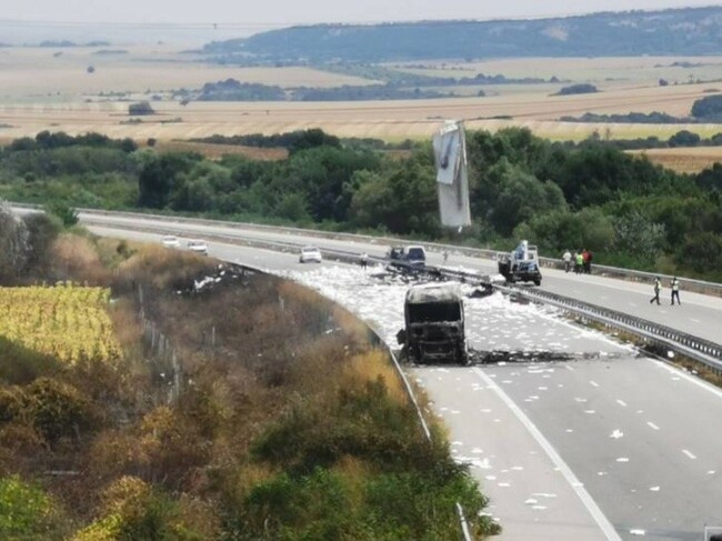 Движението по атомагистрала Марица в участъка Хасково - Харманли бе
