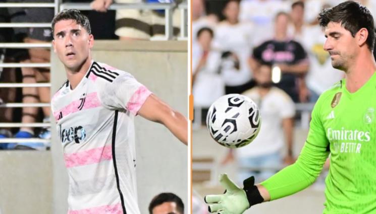 Влахович Куртоа Ювентус Реал М - РЕАЛ М ПЛАЧЕ ЗА МБАПЕ: И Юве шамароса „кралския клуб“ в последния мач от US тура