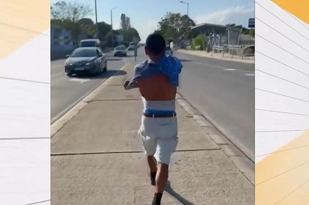 Измамна схема с просяци, преструващи се на хора с увреждания.