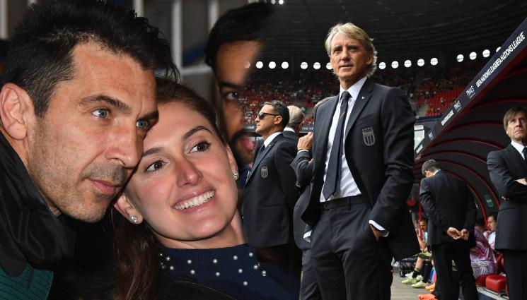 Буфон Манчини Ориали Италия - УБАВЕЦ ДО УБАВЕЦ: Зеленоокият чаровник Джиджи Буфон добави още сексапил на