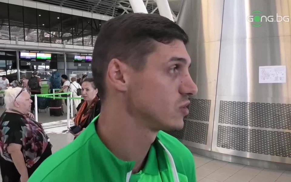 Капитанът на Лудогорец - Кирил Десподов, говори преди заминаването на