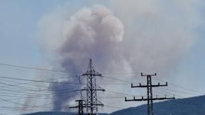 Пожар избухна на територията на военно изпитателен полигон Змеево БГНЕСКълбата дим се