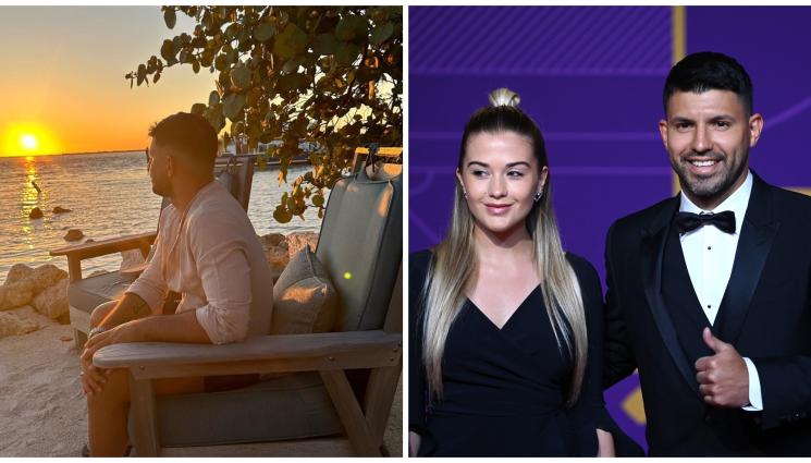 Серхио Агуеро - Агуеро направи сестриче на внука на Марадона