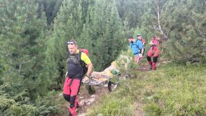 Планинските спасители от отряд Сандански са провели спасителна операция в
