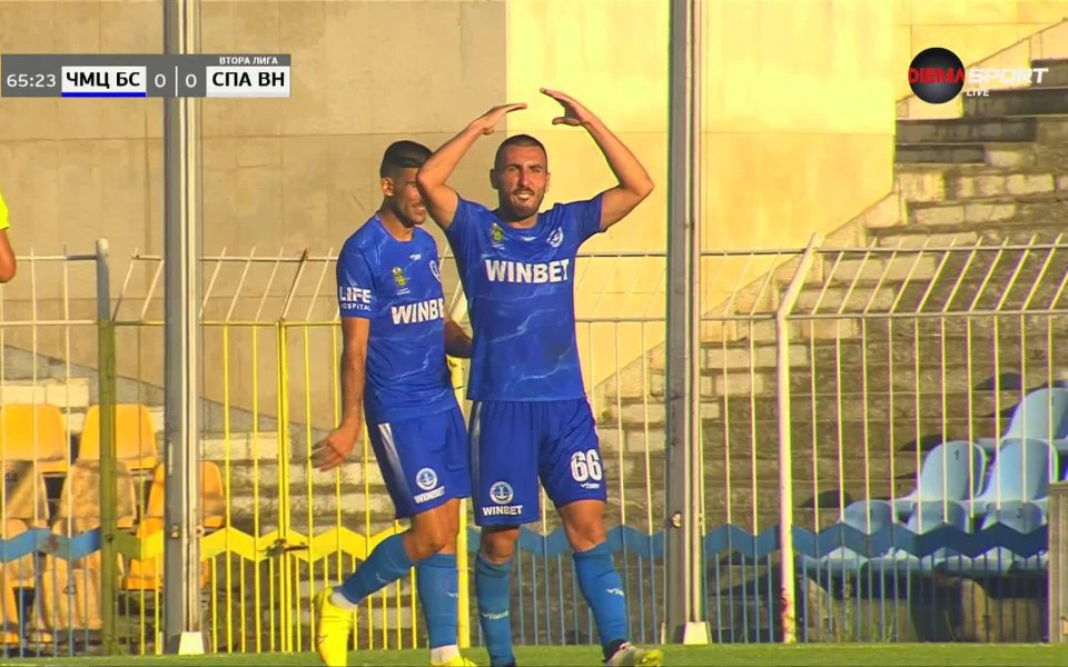 Черноморец можеше да поведе на Спартак Варна в морското дерби