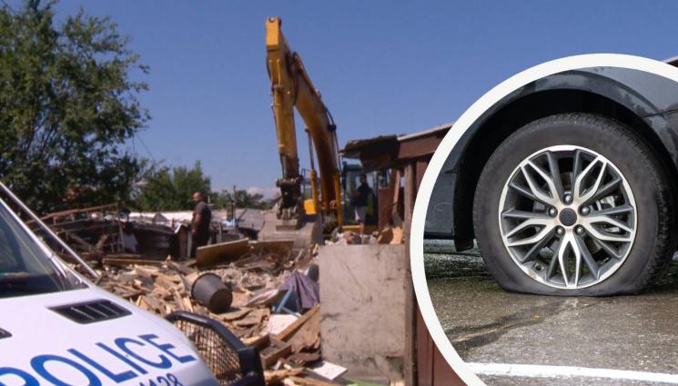 Орландовци - ЕКШЪН В „ОРЛАНДОВЦИ“: Бутат незаконни постройки, местните трошат кола на ДНСК