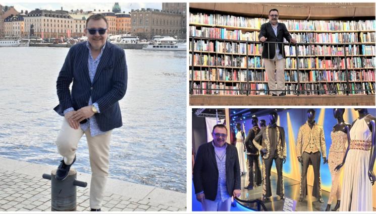 Любо Стойков - Любо Стойков пред „Телеграф“: Запознах се с брата на Версаче в София